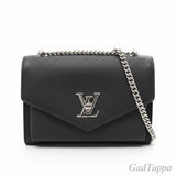 Louis Vuitton MyLockme axelväska med kedja, svart, damväska, M51418