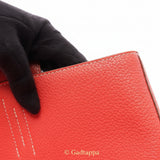 Hermes Double Sens 45 Rouge Duchesse Bougainvillea Tote Bag (Women's Bag) - Pre-owned