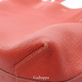 Hermes Double Sens 45 Rouge Duchesse Bougainvillea Tote Bag (Women's Bag) - Pre-owned