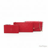 Louis Vuitton Pochette Felicie Monogram Emund Scarlet Shoulder Bag, Women's Bag M63700 - Pre-Owned