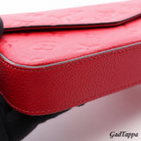 Louis Vuitton Pochette Felicie Monogram Emund Scarlet Shoulder Bag, Women's Bag M63700 - Pre-Owned