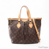 Louis Vuitton Palermo PM Monogram 2-Way Handbag, Women's Bag M40145 - Pre-Owned