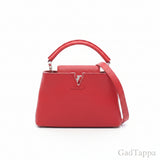 Louis Vuitton Capucines BB Ruby 2-Way Handbag, Women's Bag M94754 - Pre-owned