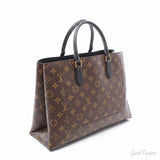 Louis Vuitton Flower Tote Monogram Noir Handbag, Women's Bag M43550 - Pre-owned