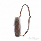 Louis Vuitton Pochette Gange Monogram Waist Bag/Body Bag for Men and Women M51870 - Pre-owned