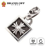 Chrome Hearts, Silver, Chrome Hearts Jewelry FRAMED CH PLUS Charm Pendant Top, Sterling Silver 925, Silver