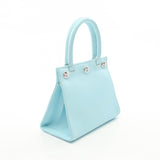 Chrome Hearts, Blue, Mini, Drew Mini Women's Handbag, Leather, Mini, Blue