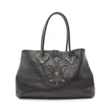 Chrome Hearts, Black, 2-Snap Tote BS Flare Men's Tote Bag, Leather, Black
