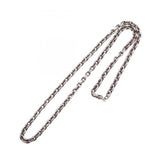 Chrome Hearts, Silver Tone, Chrome Hearts Jewelry PAPER CHAIN 20 Necklace, Sterling Silver 925, Silver Tone