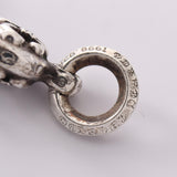 Chrome Hearts, Silver, 1.8cm x 3.7cm, Chrome Hearts Jewelry 1BALL BS FLEUR Pendant Top, Sterling Silver 925, 18mm x 37mm, Silver