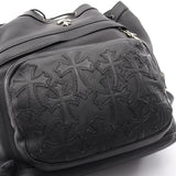 Chrome Hearts, Black, STRANGE LOVE BAG Cemetery Cross Backpack / Rucksack, Leather/SV925, Black