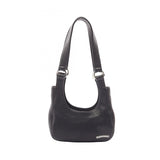 Chrome Hearts, Black, HOBO Scroll Label Women's Shoulder Bag, Leather/SV925, Black