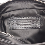 Chrome Hearts, Black, HOBO Scroll Label Women's Shoulder Bag, Leather/SV925, Black