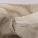 Prada, White/Black, Size 40, Women's Kid Mohair Bomber Jacket, Wool Mohair, 40, White/Black