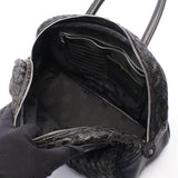 Chrome Hearts, Black, GYM SM INTRECCIATO Handbag, Leather, Black