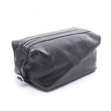 Chrome Hearts, Black, Dagger Zip Second Bag Clutch Bag, Leather, Black