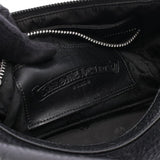Chrome Hearts, Black, Dagger Zip Second Bag Clutch Bag, Leather, Black