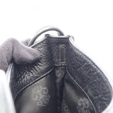 Chrome Hearts, Black, Square Pocket 3 Cemetery Cross Patch Shoulder Bag, Leather, Black
