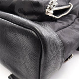Chrome Hearts, Black, 7TH GRADE MINI Backpack, Nylon/Leather, Black
