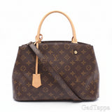 Louis Vuitton Montaigne MM Monogram 2-Way Handbag, Women's Bag M41056