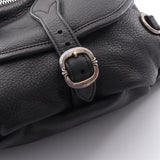 Chrome Hearts, Black, Large, SNAT PACK Waist Bag / Body Bag, Leather, Large, Black