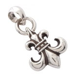 Chrome Hearts, Silver, 2.7cm x 3.3cm, Chrome Hearts Jewelry BS FLEUR W/BALE Pendant Top, Sterling Silver 925, 27mm x 33mm, Silver