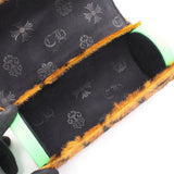 Chrome Hearts Jewelry , Brown Tones / Green Tones, 20cm x 8cm, JEWELRY ROLL 3 Cemetery Cross Patch Leopard Watch Case, Leather, 20cm x 8cm, Brown Tones / Green Tones