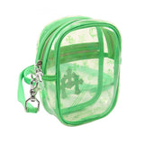 Chrome Hearts, Clear/Green, Mini, TAKA MINI 3 Cemetery Cross Patch Shoulder Bag, PVC Coated Canvas/Leather, Mini, Clear/Green