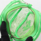 Chrome Hearts, Clear/Green, Mini, TAKA MINI 3 Cemetery Cross Patch Shoulder Bag, PVC Coated Canvas/Leather, Mini, Clear/Green