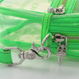 Chrome Hearts, Clear/Green, Mini, TAKA MINI 3 Cemetery Cross Patch Shoulder Bag, PVC Coated Canvas/Leather, Mini, Clear/Green