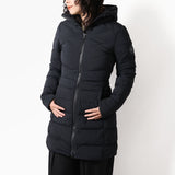 Canada Goose Black Label CLAIR COAT 2331WB, Black, Sizes XS/S/M/L/XL, Women's Mid-Length Down Coat, Polyamide Elastane Duck Down Feather, Sizes XS/S/M/L/XL, Black