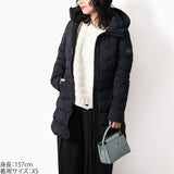 Canada Goose Black Label CLAIR COAT 2331WB, Black, Sizes XS/S/M/L/XL, Women's Mid-Length Down Coat, Polyamide Elastane Duck Down Feather, Sizes XS/S/M/L/XL, Black