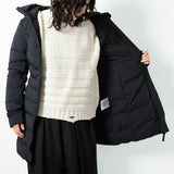 Canada Goose Black Label CLAIR COAT 2331WB, Black, Sizes XS/S/M/L/XL, Women's Mid-Length Down Coat, Polyamide Elastane Duck Down Feather, Sizes XS/S/M/L/XL, Black