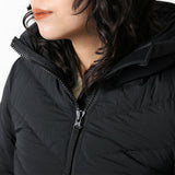 Canada Goose Black Label CLAIR COAT 2331WB, Black, Sizes XS/S/M/L/XL, Women's Mid-Length Down Coat, Polyamide Elastane Duck Down Feather, Sizes XS/S/M/L/XL, Black