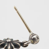 Chrome Hearts, Silver, 0.7cm x 4.2cm, Chrome Hearts Jewelry TINY E CH PLS 3 Drop Earrings, 925 Silver / K14 Gold, 0.7cm x 4.2cm, Silver