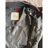 MONCLER, Black, Size 2, Nylon Windbreaker Jacket, Nylon, Size 2 (M), Black