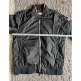 MONCLER, Black, Size 2, Nylon Windbreaker Jacket, Nylon, Size 2 (M), Black