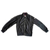 MONCLER, Black, Size 2, Nylon Windbreaker Jacket, Nylon, Size 2 (M), Black