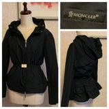 Moncler, Black, Size 00, Women's Jacket, Size 00, Black