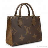 Louis Vuitton Monogram OnTheGo PM Tote Bag, Brown, M46373 - Pre-owned