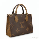 Louis Vuitton Monogram OnTheGo PM Tote Bag, Brown, M46373 - Vintage