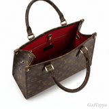 Louis Vuitton Monogram OnTheGo PM Tote Bag, Brown, M46373 - Pre-owned