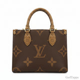 Louis Vuitton Monogram OnTheGo PM Tote Bag, Brown, M46373 - Vintage