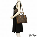 Louis Vuitton Monogram OnTheGo PM Tote Bag, Brown, M46373 - Vintage