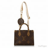 Louis Vuitton Monogram OnTheGo PM Tote Bag, Brown, M46373 - Pre-owned