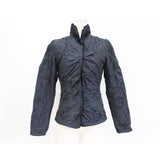 Moncler Women's Gathered Blouson Jacket – Navy Blue – Size 0 – 100% Polyester – Pre-Owned A Rank Condition