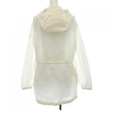 Moncler FILIRA Women's Sheer Jacket – White – Size 0 – Used B Condition – Cuff Stain