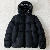MONCLER MONTCLA, Black, Size 0, Hooded Nylon Down Jacket, Nylon, Size 0 (S), Black