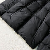 MONCLER MONTCLA, Black, Size 0, Hooded Nylon Down Jacket, Nylon, Size 0 (S), Black