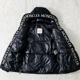 MONCLER MONTCLA, Black, Size 0, Hooded Nylon Down Jacket, Nylon, Size 0 (S), Black